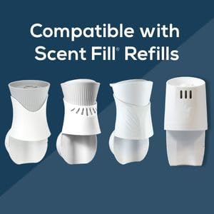 Scent Fill Blue Lava Plug in Air Freshener, Scented Oil Refills, 2 Refills + Diffuser