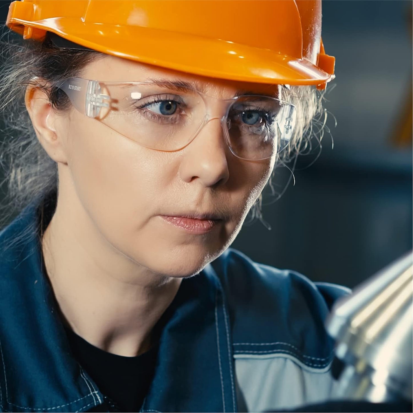 amoolo Clear Safety Glasses Bulk of 48, Protective Eyewear for Men Women, ANSI Z87.1 Impact Resistant Eye Protection for Work, Lab, Construction