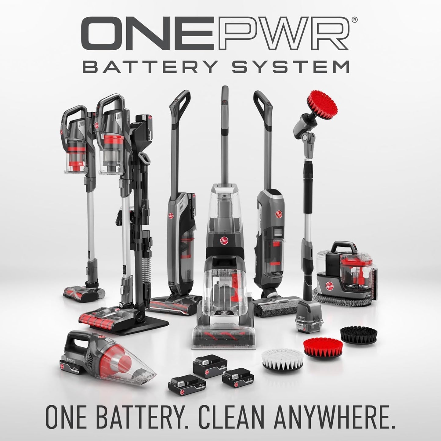 Hoover ONEPWR WindTunnel Emerge Complete Cordless Stick Vacuum Cleaner, Lightweight Stick Vac, Powerful and Quiet Cleaning, Self Standing, No Wall Mount Required, Cordless Vacuum Cleaners for Home Use