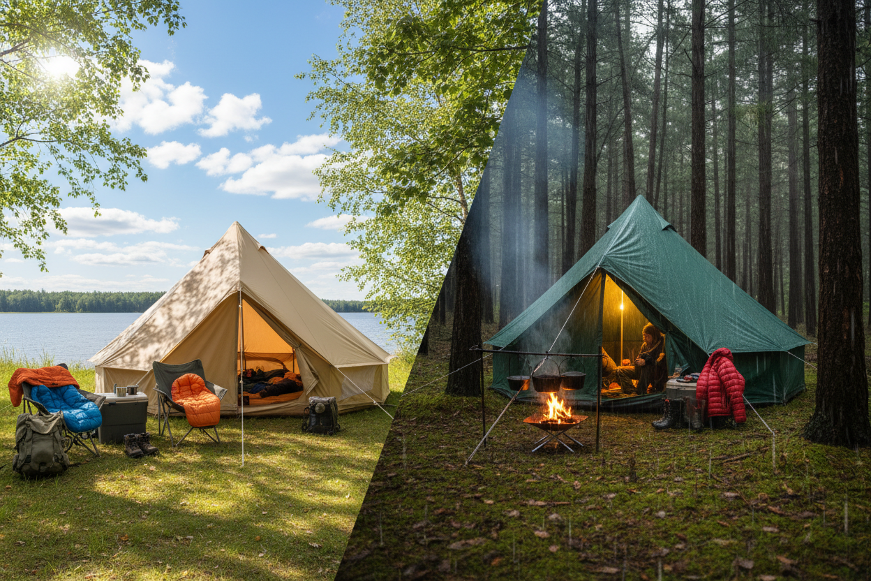 How to Stay Comfortable While Camping in Different Weather Conditions