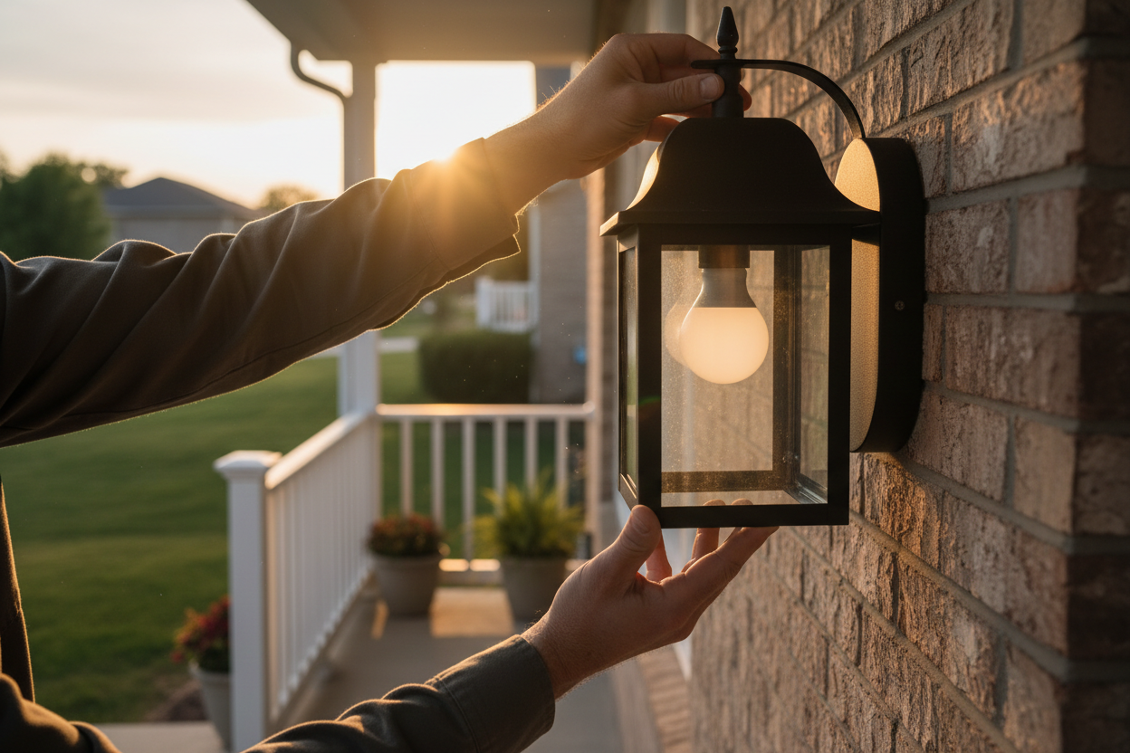 Replacing Outdoor Light Bulbs