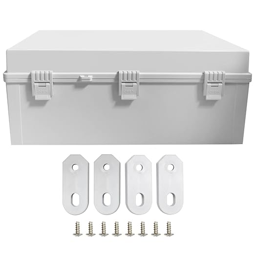 Electric Junction Box Large Inches, Waterproof Outdoor Weatherproof Plastic - Image 4