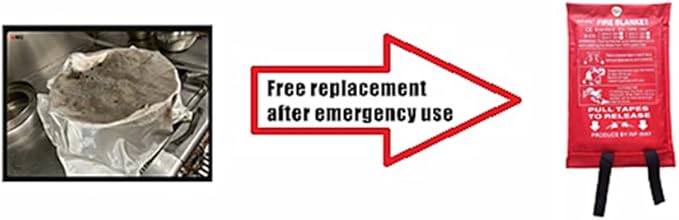 Inf-way Emergency Fire Blanket for Home and Kitchen, 5 Size for Choice - Image 3