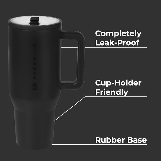 HydroJug Traveler - 32 oz Water Bottle - Fits in Cup Holder - Image 2