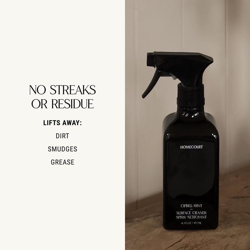 Homecourt All-Purpose Surface Cleaner Spray, Lifts Away Dirt, Smudges & Grease, For Bathroom, Kitchen & more, Clean Formula, Neroli Leaf, 16 fl oz
