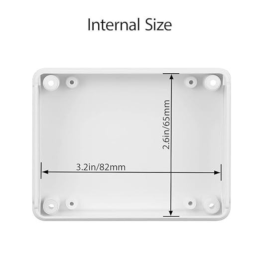 LeMotech Project Box 5 Pieces ABS Plastic Electrical Project Case Small - Image 5