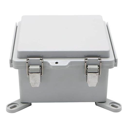 ABS Electric Junction Box, IP67 Weatherproof Electrical Boxes, Hinged Clear - Image 3