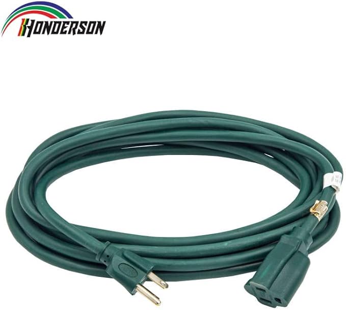 6FT Outdoor Extension Cord-16/3 SJTW Durable Green 3 Prong Grounded Plug Power - Image 2