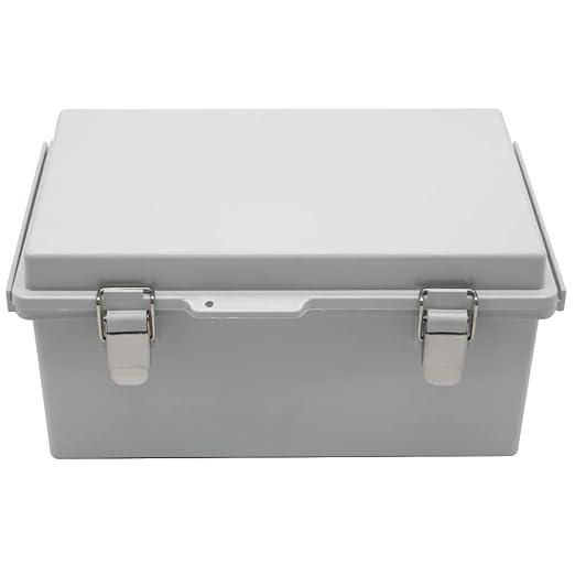 Clear Hinged Cover Stainless Steel Latch, IP67 Waterproof Electrical - Image 7