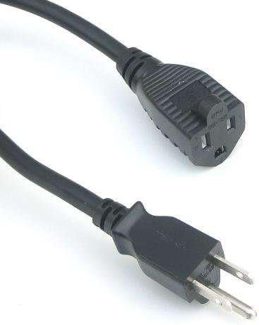 RiteAV - 2 Feet Power Extension Cord by RiteAV