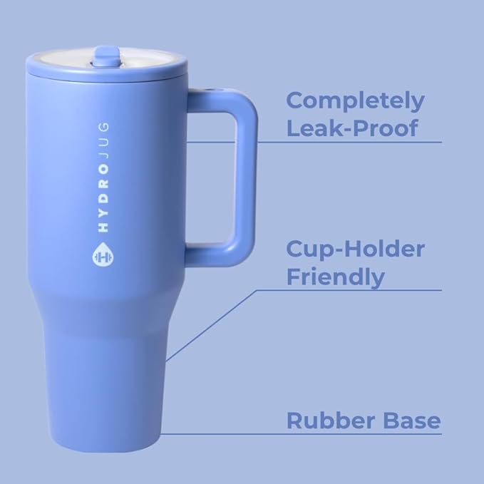 HydroJug Traveler - 32 oz Water Bottle - Fits in Cup Holder - Image 2