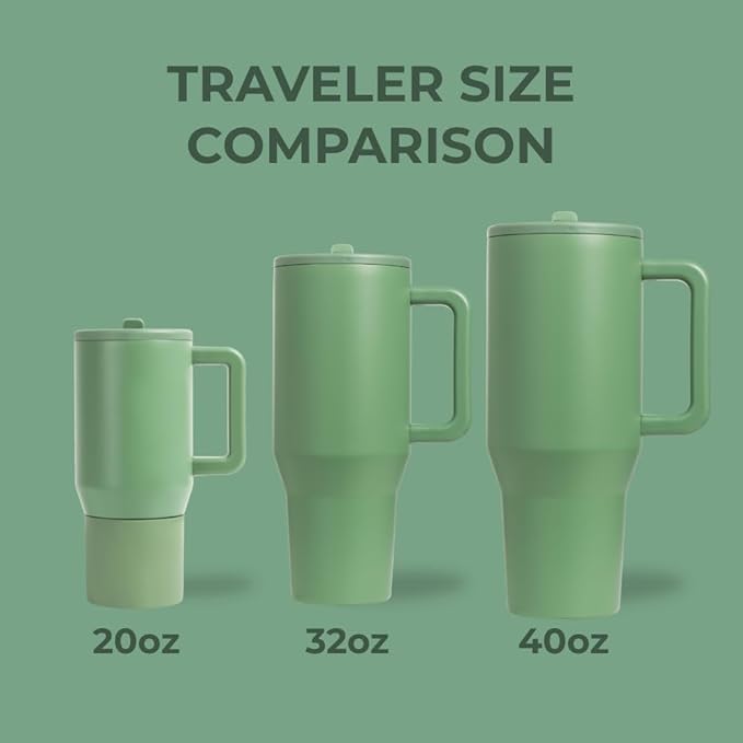 HydroJug Traveler - 40 oz Water Bottle - Fits in Cup Holder - Image 4