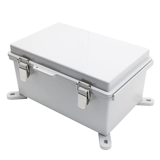 Clear Hinged Cover Stainless Steel Latch, IP67 Waterproof Electrical - Image 8