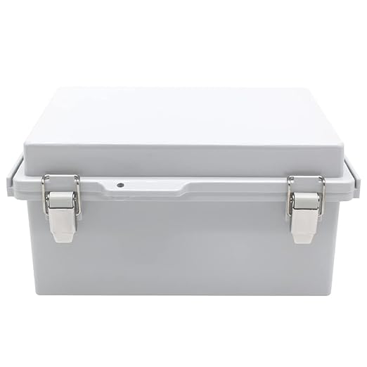 Electrical Junction Box with Mounting Plate, Hinged Cover Stainless Steel - Image 8