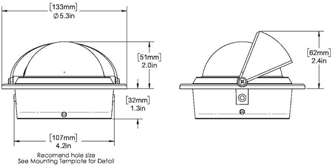 Ritchie Compass, Flush Mount - Image 2