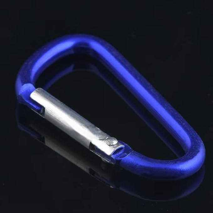 Carabiner Keychain Clip -3" Aluminum Carabiner D Ring, Caribeener Clips - Image 5