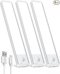 Under Cabinet Motion Sensor Lighting: 10 Inch Dimmable Rechargeable Lights by Vozuji