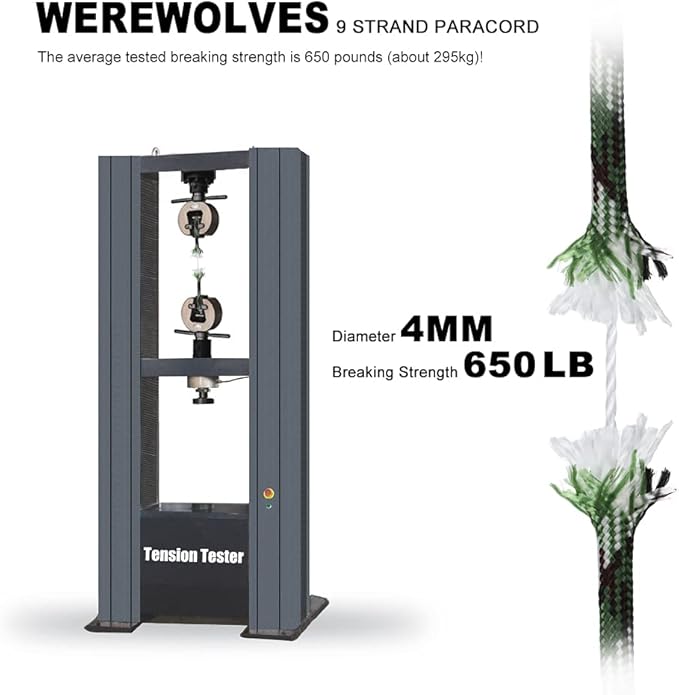 WEREWOLVES 650lb Paracord/Parachute Cord - Image 4