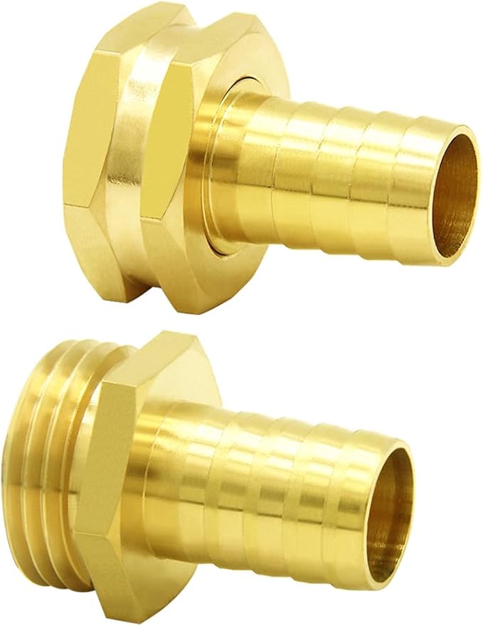 Hooshing 5/8" Brass Garden Hose Repair Kit Male and Female Hose Mender - Image 5