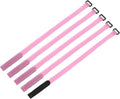 MECCANIXITY 5Pcs Reusable Battery Tie Down Straps, 0.8x20" Pink Nylon by MECCANIXITY