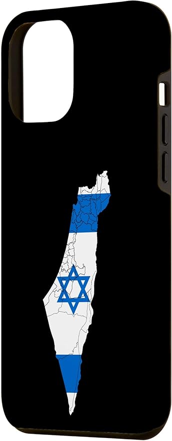 Israel National Flag Distressed Map Case - Image 2