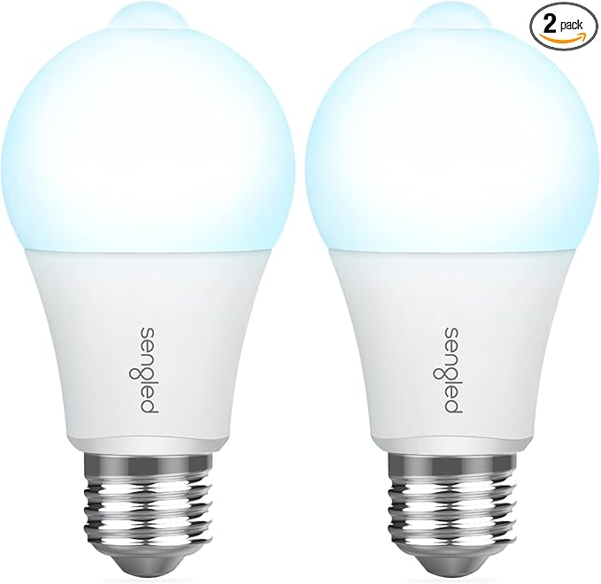 Sengled Motion Sensor Light Bulbs, A19 LED Dusk to Dawn Bulbs 5000K Daylight by Sengled
