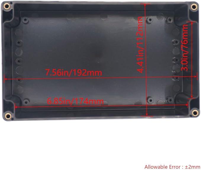 Project Box ABS Black Electrical Boxes IP65 Outdoor Waterproof Box Electronic - Image 4