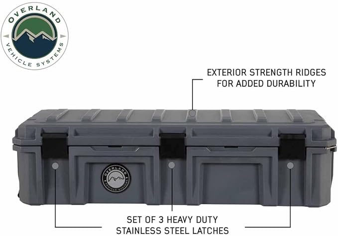 Overland Vehicle Systems 40100021 Dark Gray 117 QT Dry Box Storage - Image 5