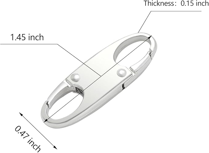 Small Carabiner Clips, Mini Carabiner, Premium Carabiner Clip, Zipper Pull - Image 4