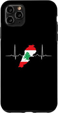 Lebanon Heart Lebanese Heartbeat Vintage Lebanon Map Case by Unknown