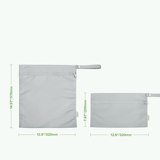 haakaa Waterproof Wet Bags for Baby Wet Dry Bags for Cloth Diaper, Swimsuit & - Image 9