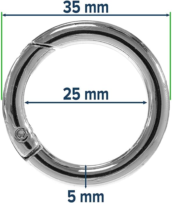Paracord Planet Spring Gate O Rings – Available in 3/4 Inch and 1 Inch Sizes – - Image 5