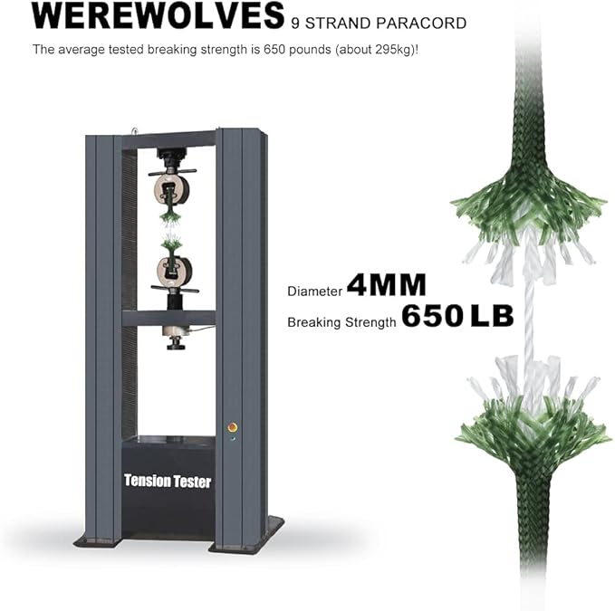 WEREWOLVES 650lb Paracord/Parachute Cord - Image 4