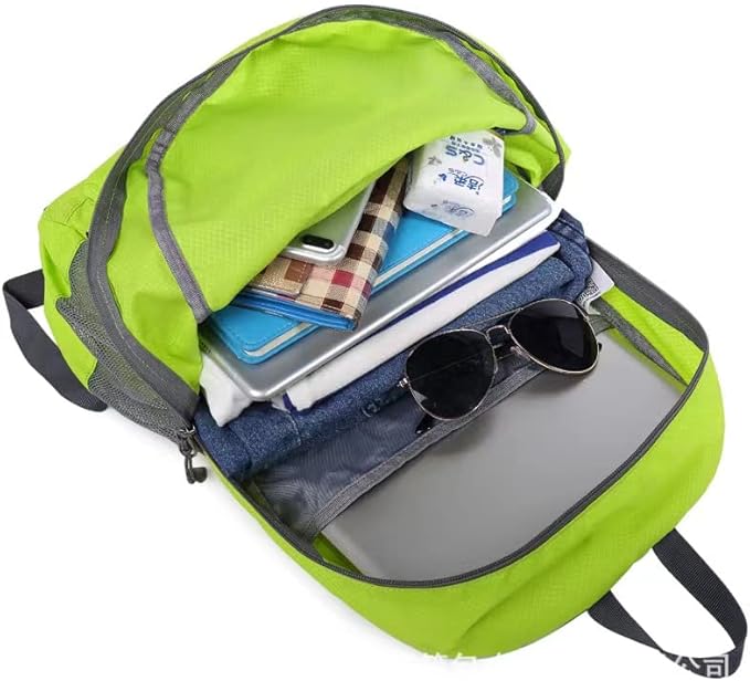 Geboldil Men's and women's waterproof backpack traveling backpack green3 - Image 3