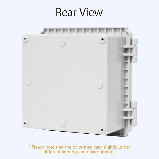 LeMotech Electrical Box, IP67 Waterproof Hinged Cover Stainless Steel Latch - Image 6