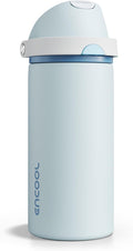 Insulated Water Bottle with Straw by ENCOOL