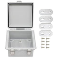ABS Electric Junction Box, IP67 Weatherproof Electrical Boxes, Hinged Clear by AIRTAK