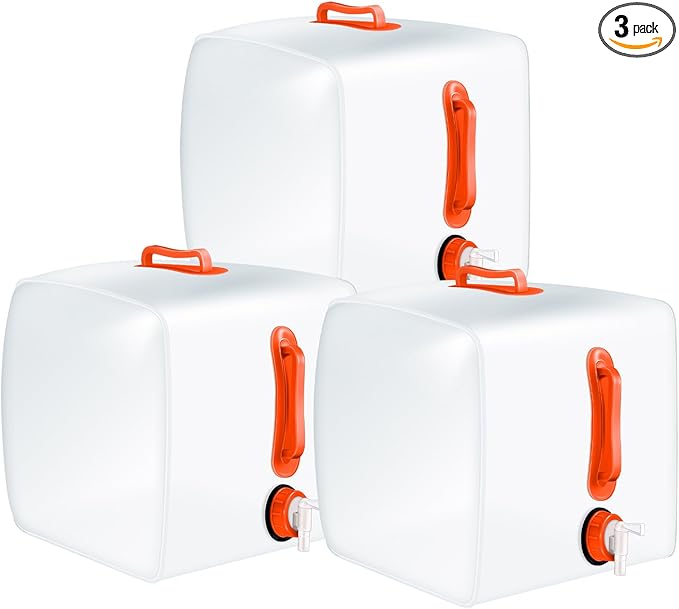 Reallnaive 3 Pack Collapsible Water Container by Unknown