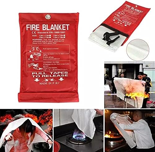 ISOP Fire Blanket 47 * 70 inches – Fire Retardant Blanket – Heavy Duty - Image 3