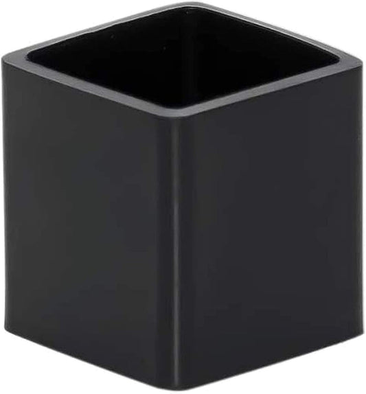 10 Pcs Black Square Anti-Slip Rubber Leg Tips Chair Leg Caps Furniture Floor Protectors Chair Table Bar Stool Leg Covers Furniture Leg Cube Feet 2.36 Inch x 2.36 Inch (60 x 60mm)