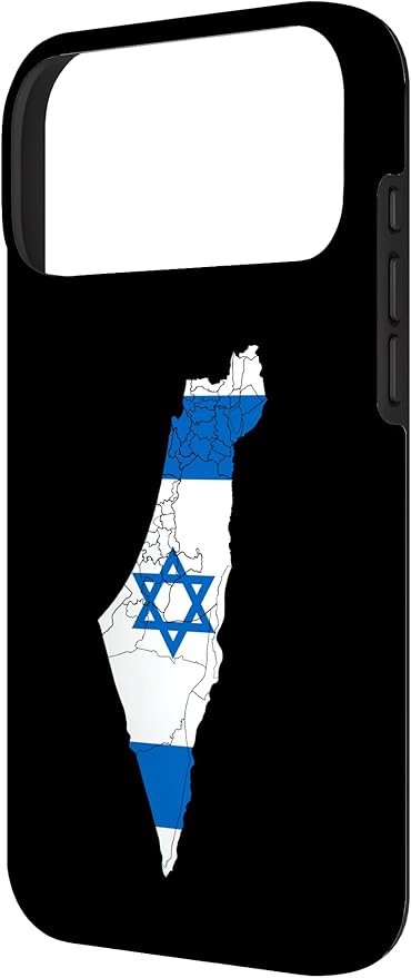 Israel National Flag Distressed Map Case - Image 2