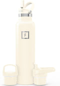 IRON °FLASK Camping & Hiking Hydration Flask - 24 oz Cashmere Cream by IronFlask