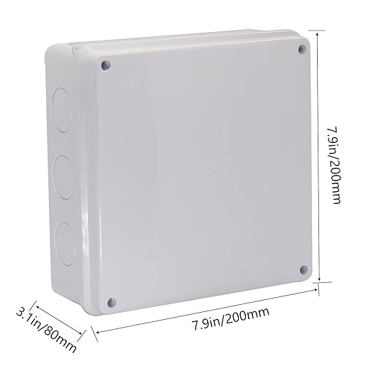 Junction Box Dustproof Waterproof IP65 ABS Plastic Electrical Boxes, Indoor & - Image 2