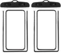Waterproof Phone Pouch 2 Pack, IPX8 Universal Phone Dry Bag Case Floating by Kimono+Outlet