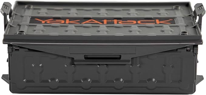 YakAttack TracPak Stackable Storage Box – Battleship Grey | Kayak Fishing Gear - Image 4