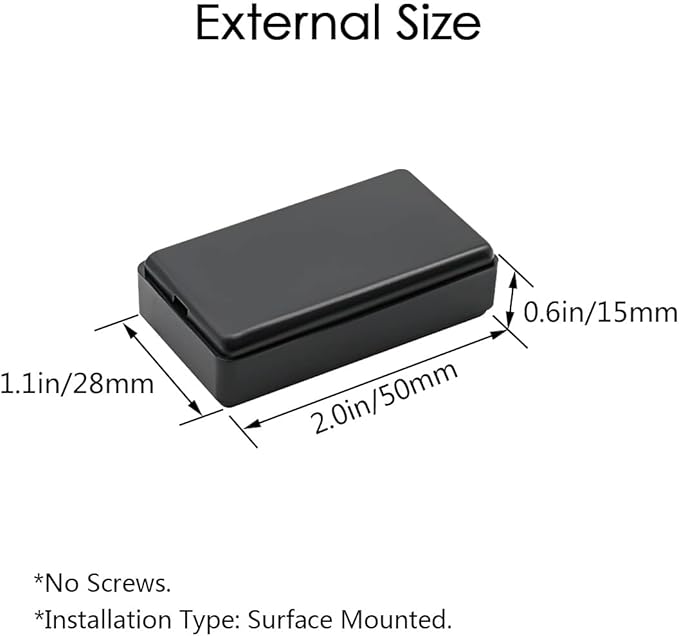 LeMotech Project Box 10 Pieces ABS Plastic Electrical Project Case Small - Image 2