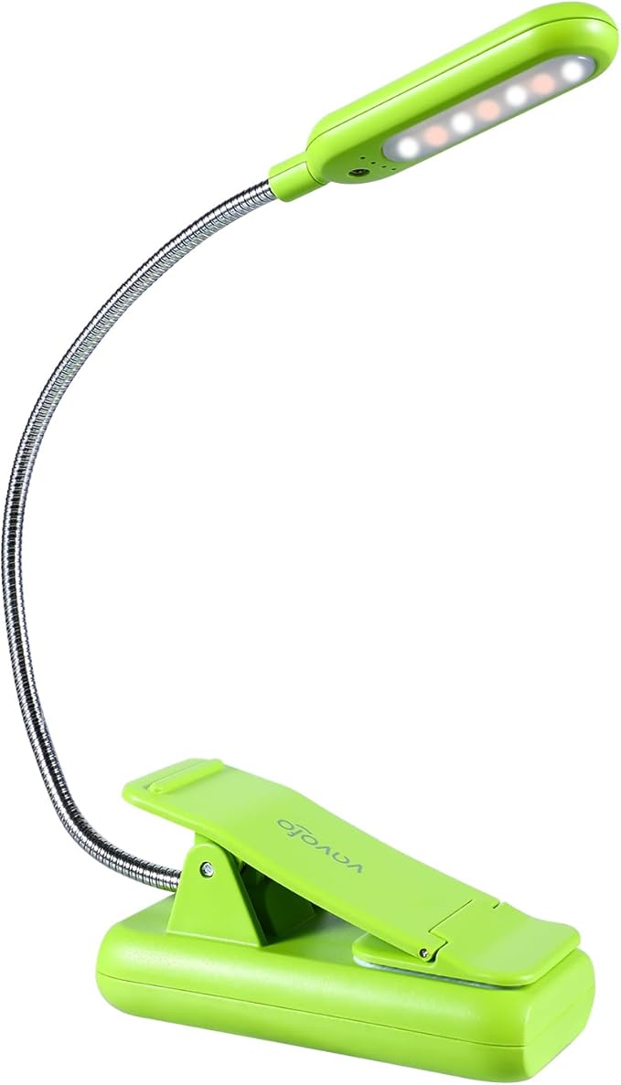 VAVOFO Rechargeable Book Light for Reading in Bed Kids, 7 LED Reading Light by VAVOFO