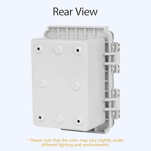 LeMotech Electrical Box, IP67 Waterproof Hinged Clear Cover Stainless Steel - Image 6