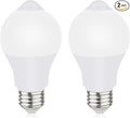 Motion Sensor Light Bulbs for Outdoor Indoor, 9W A19 Motion Detector Led Bulb by GREENIC