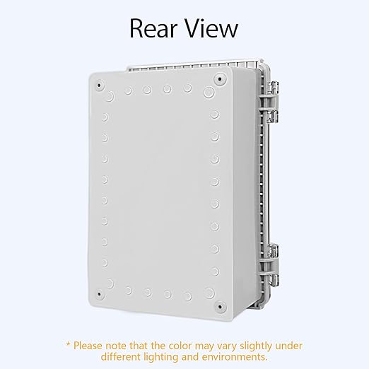 LeMotech Electrical Box, IP67 Waterproof Hinged Clear Cover Stainless Steel - Image 6